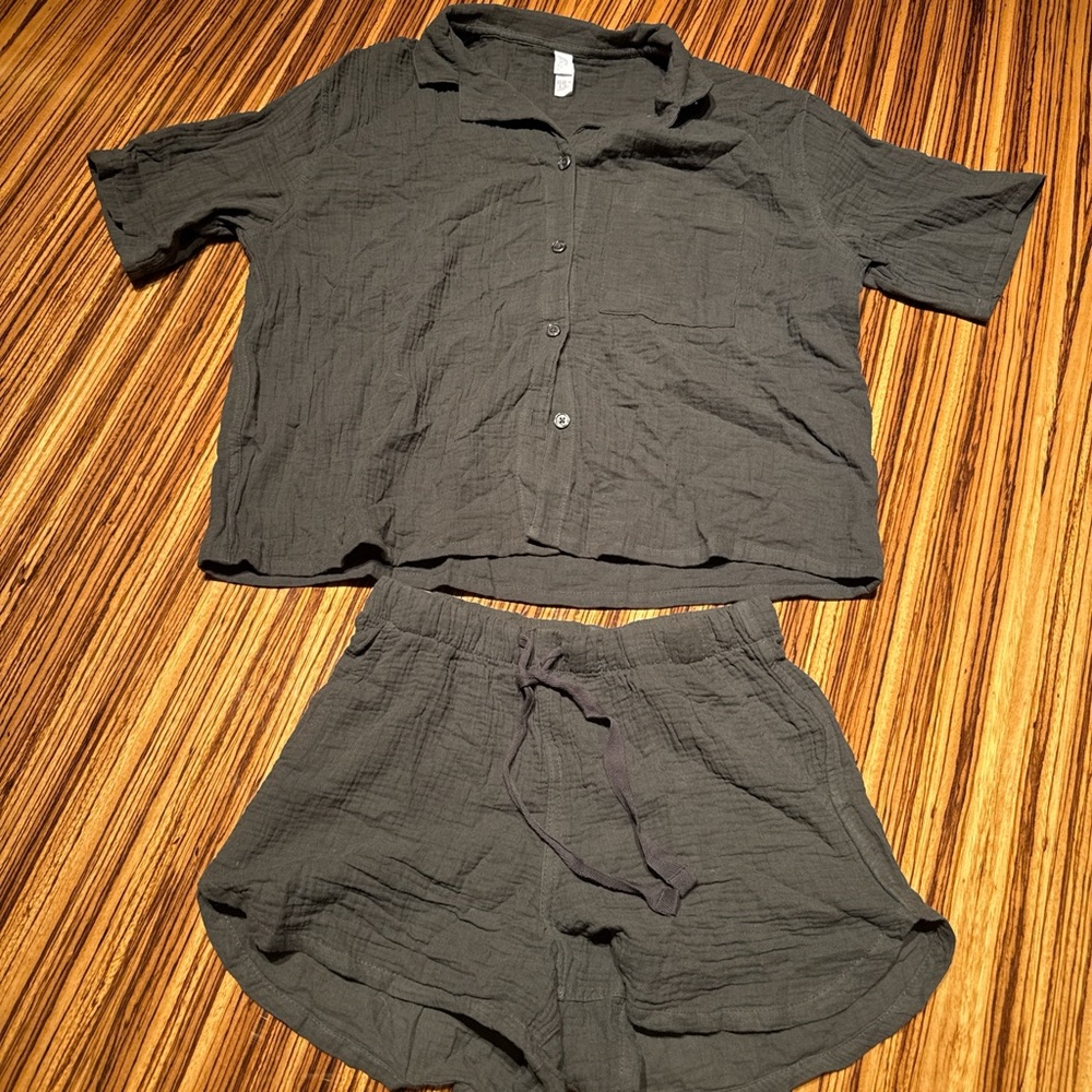 Stars Above Charcoal Loungewear Set
